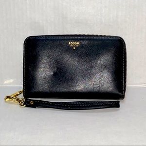 Fossil Leather Wristlet/Wallet